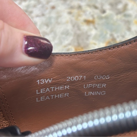 BOSTONIAN Classics Black Leather Dress Shoes Men’s 13W - Picture 7 of 7